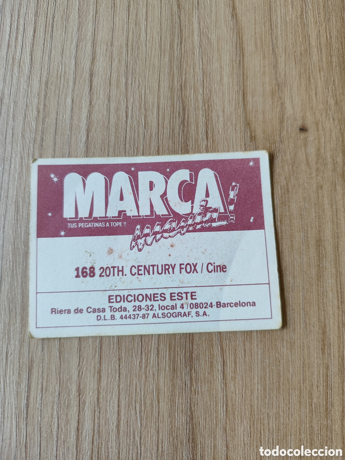 Coleccionismo cromos antiguos: Cromo marcamania 20th Century Fox - Foto 2