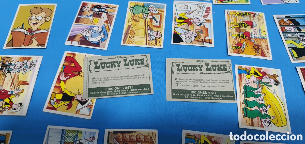 Coleccionismo cromos antiguos: CROMOS LUCKY LUKE, EDICIONES ESTE. 67 CROMOS - Foto 8
