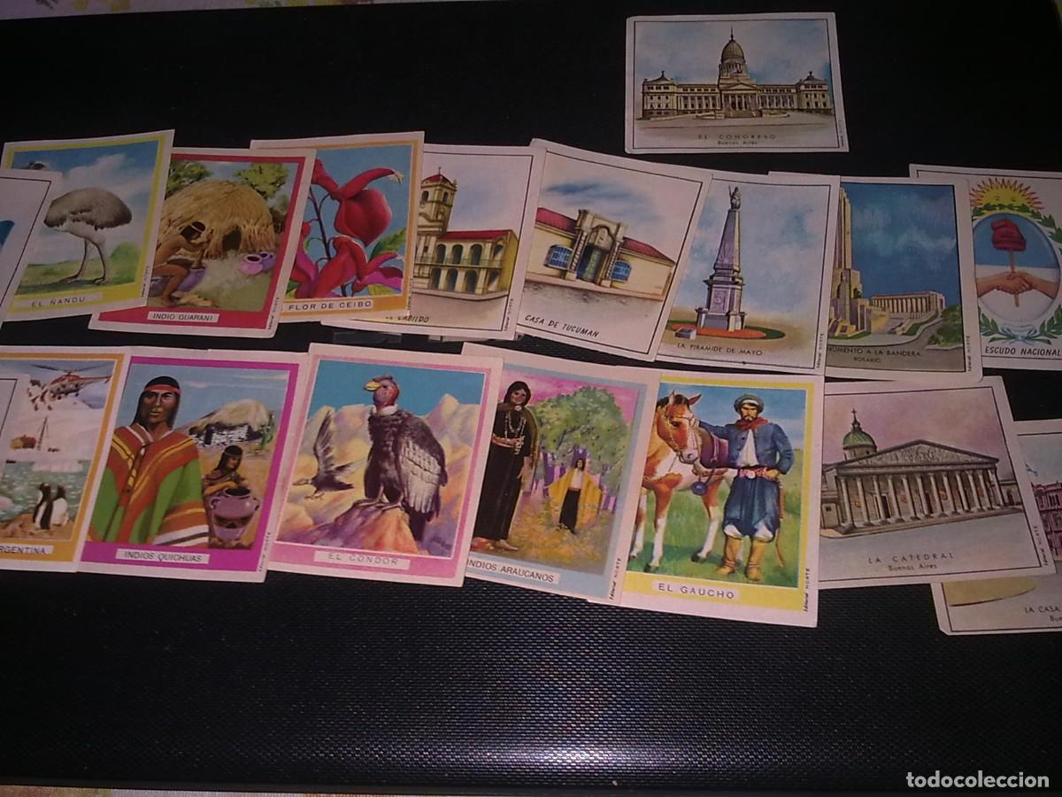Collezionismo Figurine antiche: LOTE DE 18 CROMOS DE EDITORIAL NORTE TEMATICA ARGENTINA