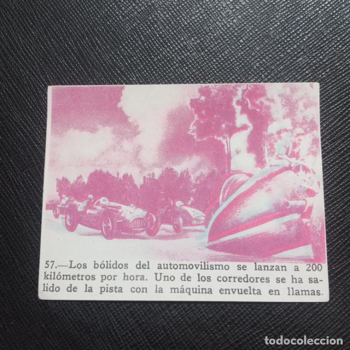 Collectionnisme Cartes &agrave; collectionner anciennes: AUTOMOVILISMO 57 - FHER 53 SPORT MAGICO 1953 CROMO 3D - SIN PEGAR - A110 P235