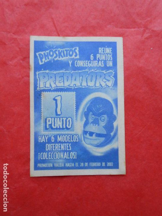 Coleccionismo cromos antiguos: CROMO PHOSKITOS PREDATORS - Foto 2