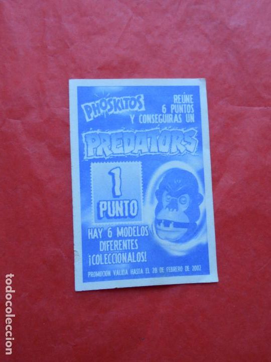 Coleccionismo cromos antiguos: CROMO PHOSKITOS PREDATORS - Foto 2
