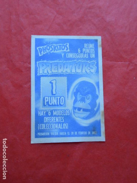 Coleccionismo cromos antiguos: CROMO PHOSKITOS PREDATORS - Foto 2