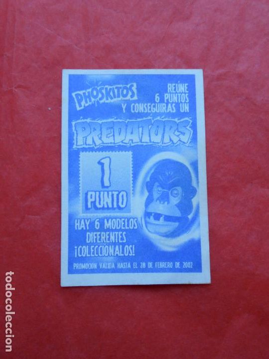 Coleccionismo cromos antiguos: CROMO PHOSKITOS PREDATORS - Foto 2