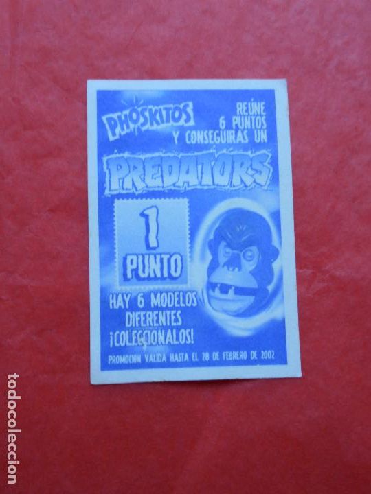 Coleccionismo cromos antiguos: CROMO PHOSKITOS PREDATORS - Foto 2