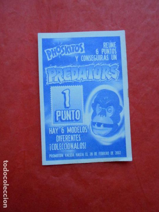 Coleccionismo cromos antiguos: CROMO PHOSKITOS PREDATORS - Foto 2