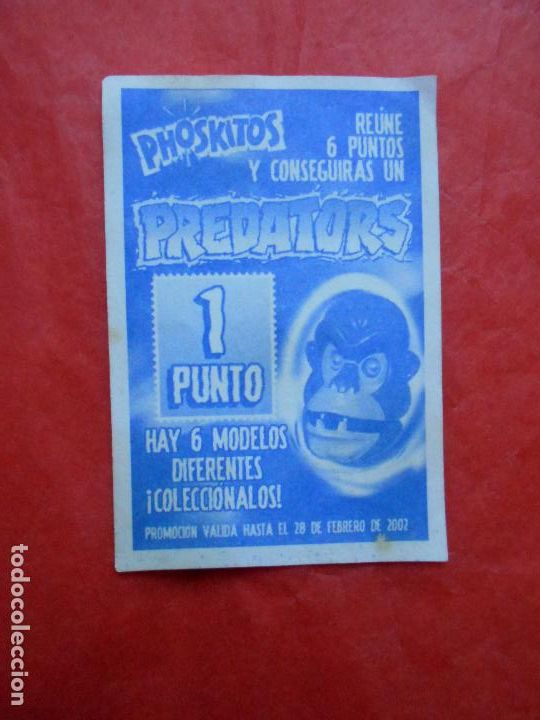 Coleccionismo cromos antiguos: CROMO PHOSKITOS PREDATORS - Foto 2