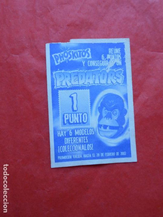 Coleccionismo cromos antiguos: CROMO PHOSKITOS PREDATORS - Foto 2
