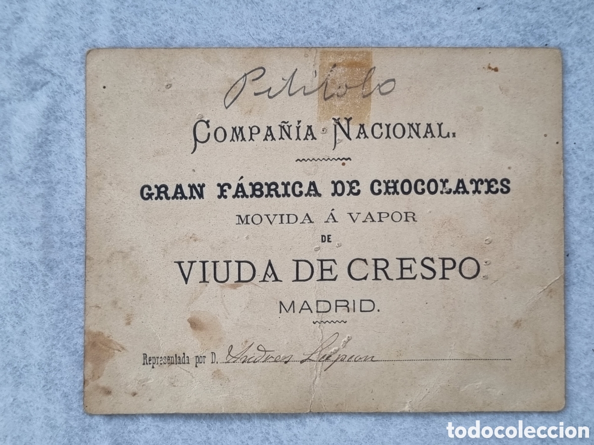 Coleccionismo cromos antiguos: Cromo chocolate viuda de crespo MADRID p2 - Foto 4
