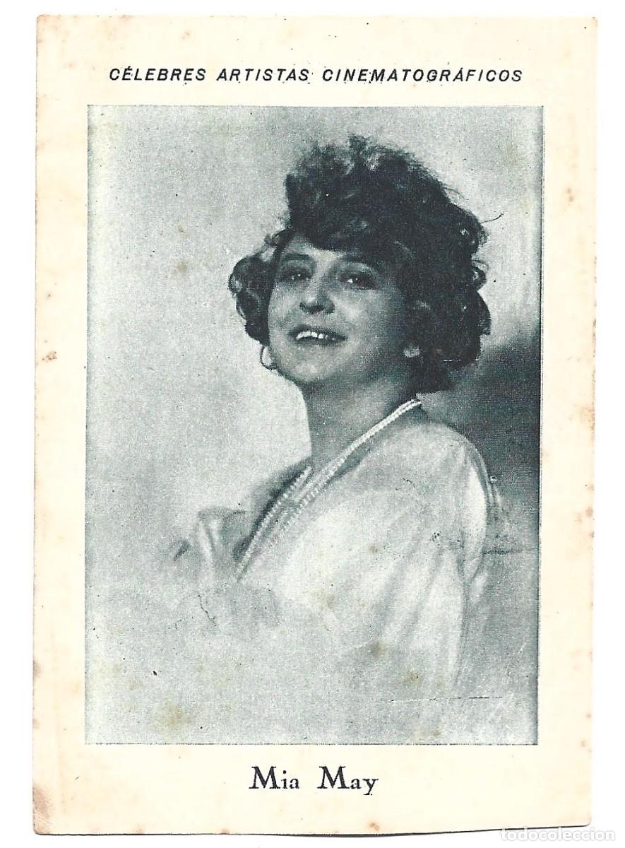 Collezionismo Figurine antiche: CROMOS DE CELEBRES ARTISTAS CINEMATOGRAFICOS MIA MAY N&ordm; 12 CHOCOLATE JUNCOSA