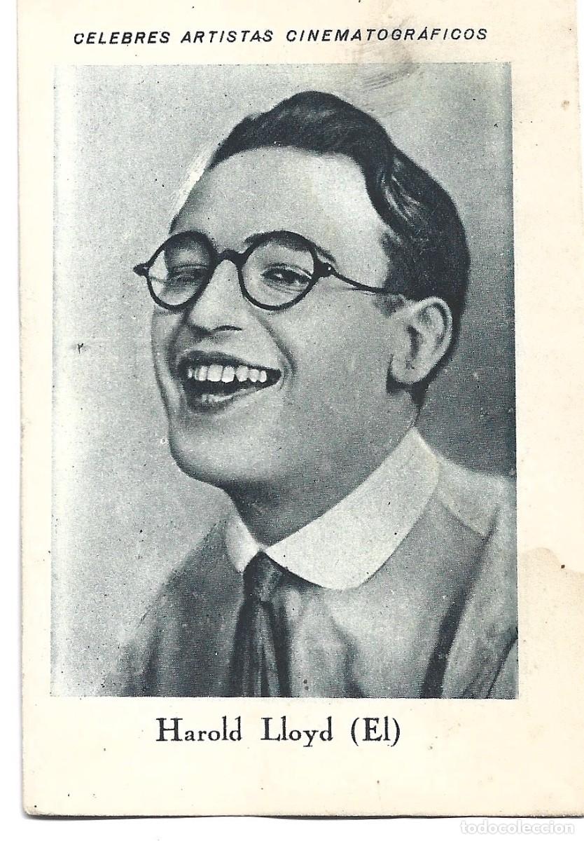 Collezionismo Figurine antiche: CROMOS DE CELEBRES ARTISTAS CINEMATOGRAFICOS HAROLD LLOYG (EL) N&ordm; 18 CHOCOLATE JUNCOSA