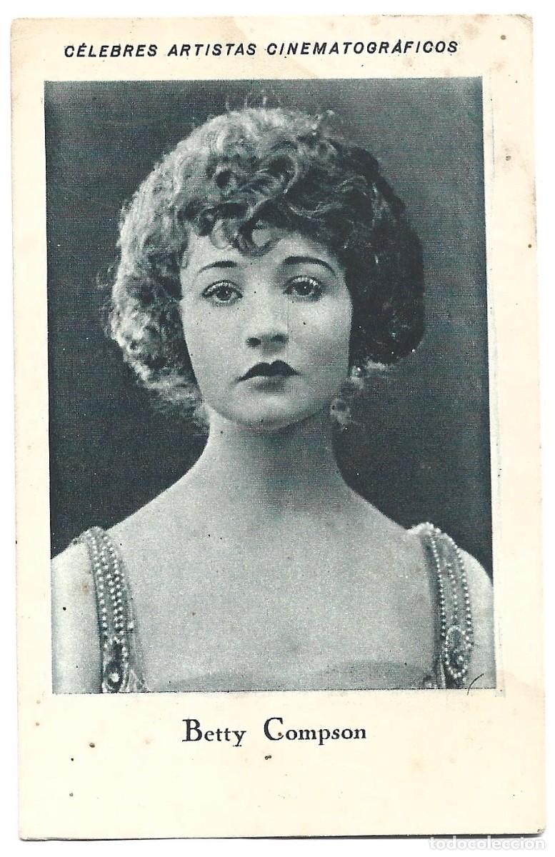 Collezionismo Figurine antiche: CROMOS DE CELEBRES ARTISTAS CINEMATOGRAFICOS BETTY C0M0PSON N&ordm; 19 CHOCOLATE JUNCOSA