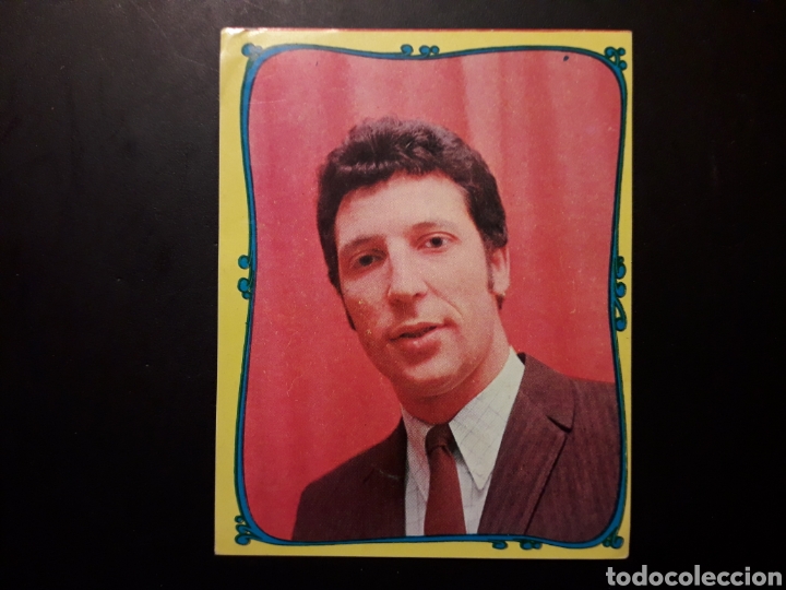 Coleccionismo Cromos antiguos: TOM JONES FAMOSOS DEL DISCO N&deg; 160 ESTE 1968 SIN PEGAR. TRASERA PROMOCIONAL. FOTOS. PEDIDO M&Iacute;NIMO 3&euro;