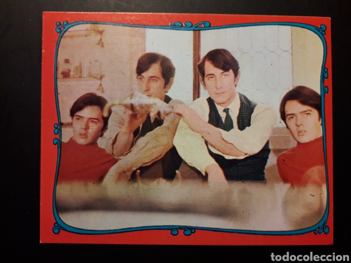 Colecionismo Cromos antigos: JUAN Y JUNIOR FAMOSOS DEL DISCO N&deg; 118 ESTE 1968 SIN PEGAR. ORLA ROJA. PEDIDO M&Iacute;NIMO 3&euro;