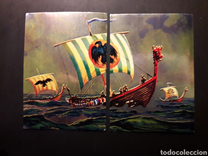 Collectable Antique Stickers: BARCO VIKINGO, EL TRIUNFO DE LA VELOCIDAD, POTAX 1969 N&deg; 26 Y 27 SIN PEGAR PEDIDO M&Iacute;NIMO 3&euro;