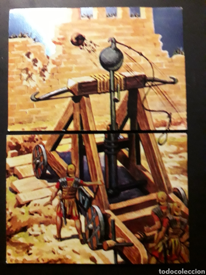 Sammeln alte Sammelbilder: CATAPULTA, EL TRIUNFO DE LA VELOCIDAD, POTAX 1969 N&deg; 81 Y 82 SIN PEGAR PEDIDO M&Iacute;NIMO 3&euro;