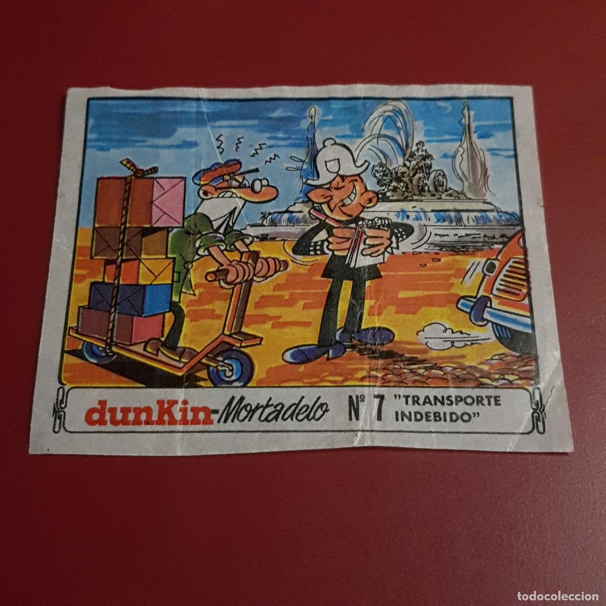 Coleccionismo cromos antiguos: DUNKIN - MORTADELO - UN CROMO 7 - Foto 1