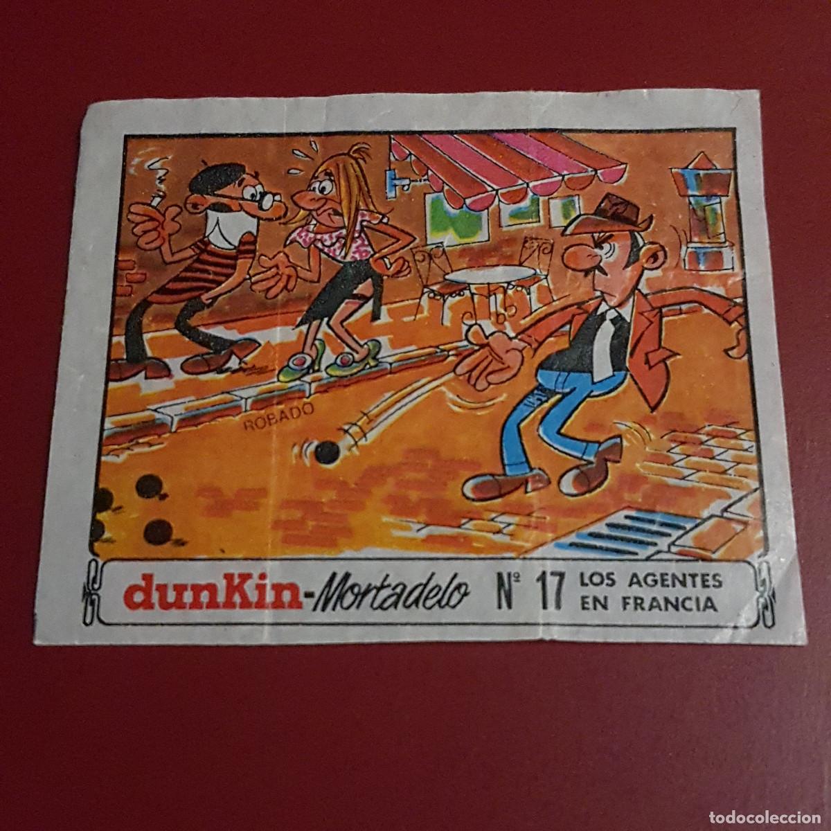 Coleccionismo cromos antiguos: DUNKIN - MORTADELO - UN CROMO 17 - Foto 1