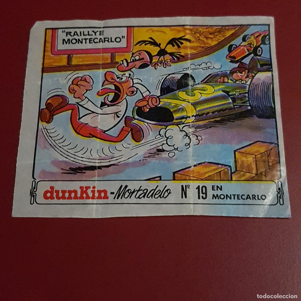 Coleccionismo cromos antiguos: DUNKIN - MORTADELO - UN CROMO 19 - Foto 1