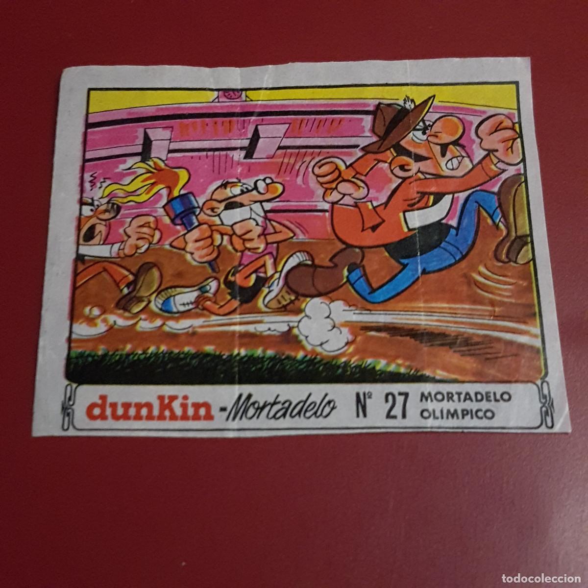 Coleccionismo cromos antiguos: DUNKIN - MORTADELO - UN CROMO 27 - Foto 1