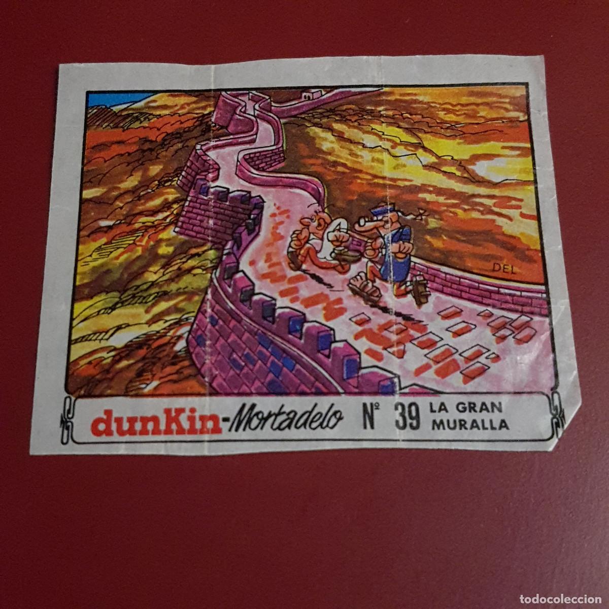 Coleccionismo cromos antiguos: DUNKIN - MORTADELO - UN CROMO 39 - Foto 1