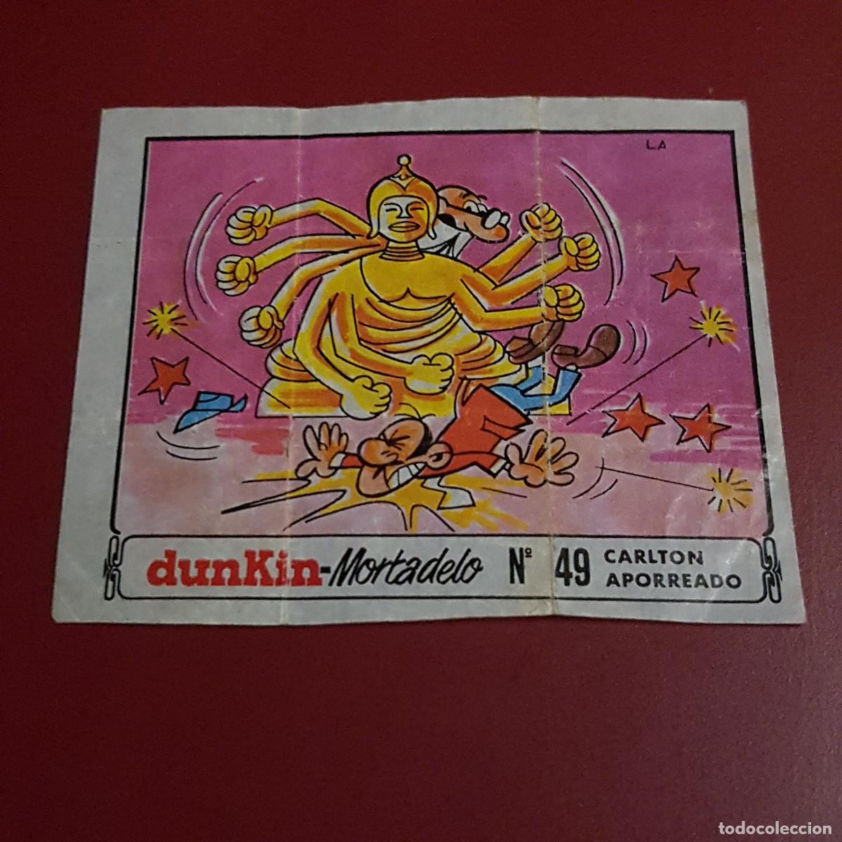 Coleccionismo cromos antiguos: DUNKIN - MORTADELO - UN CROMO 49 - Foto 1