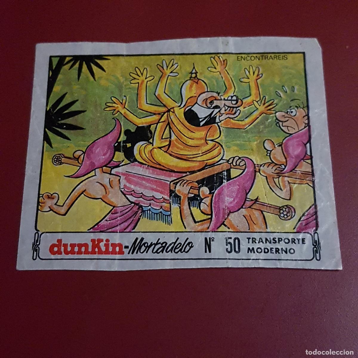 Coleccionismo cromos antiguos: DUNKIN - MORTADELO - UN CROMO 50 - Foto 1
