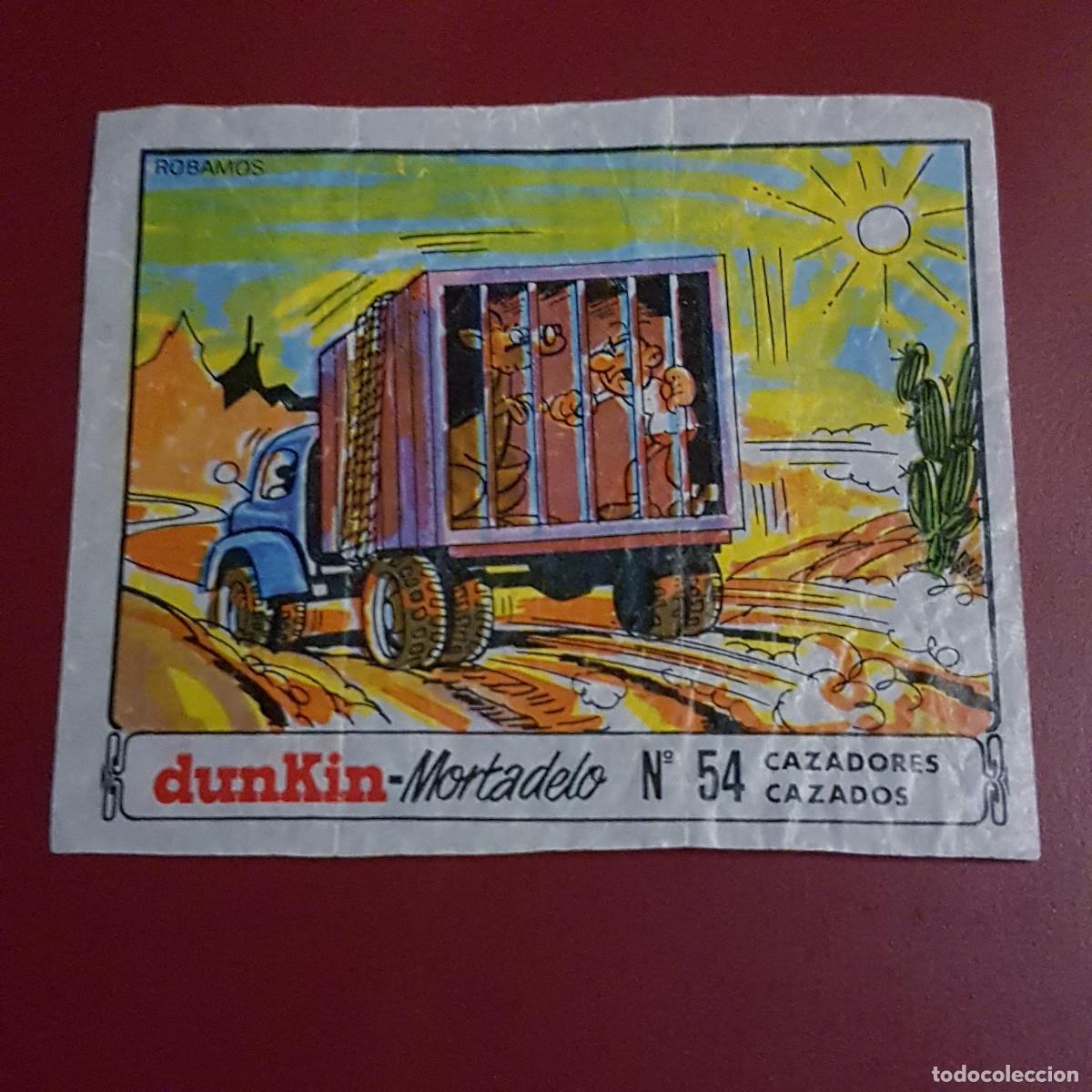 Coleccionismo cromos antiguos: DUNKIN - MORTADELO - UN CROMO 54 - Foto 1