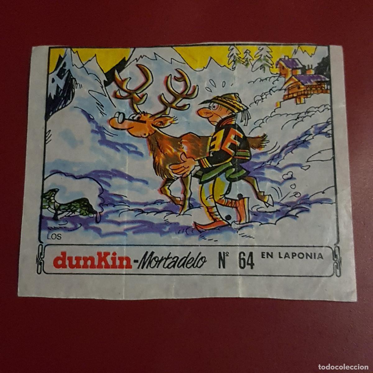 Coleccionismo cromos antiguos: DUNKIN - MORTADELO - UN CROMO 64 - Foto 1