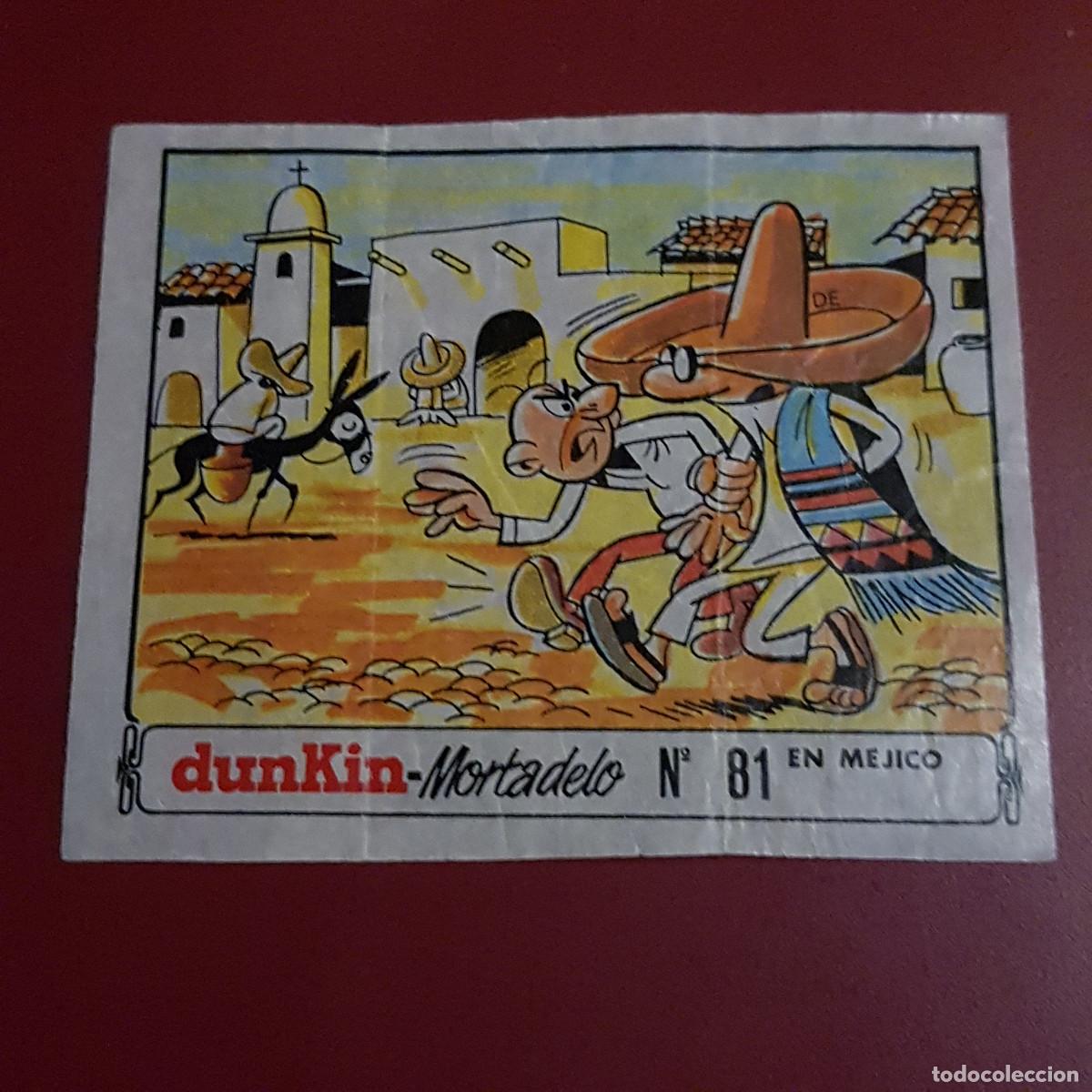 Coleccionismo cromos antiguos: DUNKIN - MORTADELO - UN CROMO 81 - Foto 1