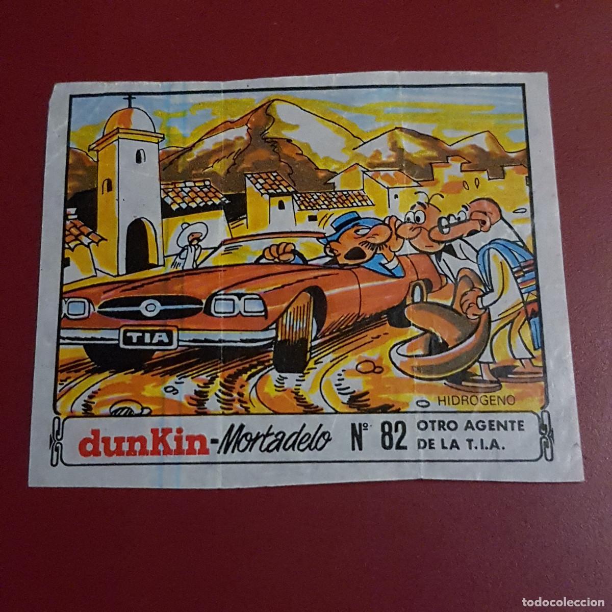 Coleccionismo cromos antiguos: DUNKIN - MORTADELO - UN CROMO 82 - Foto 1