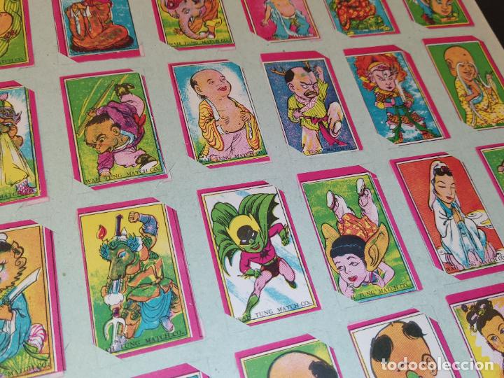 Coleccionismo Cromos antiguos: COLECCION DE 60 CROMOS WAH TUNG MATCH CO-IMITACION DE BATMAN PORKY ETC-VER FOTOS-(V-24.680)