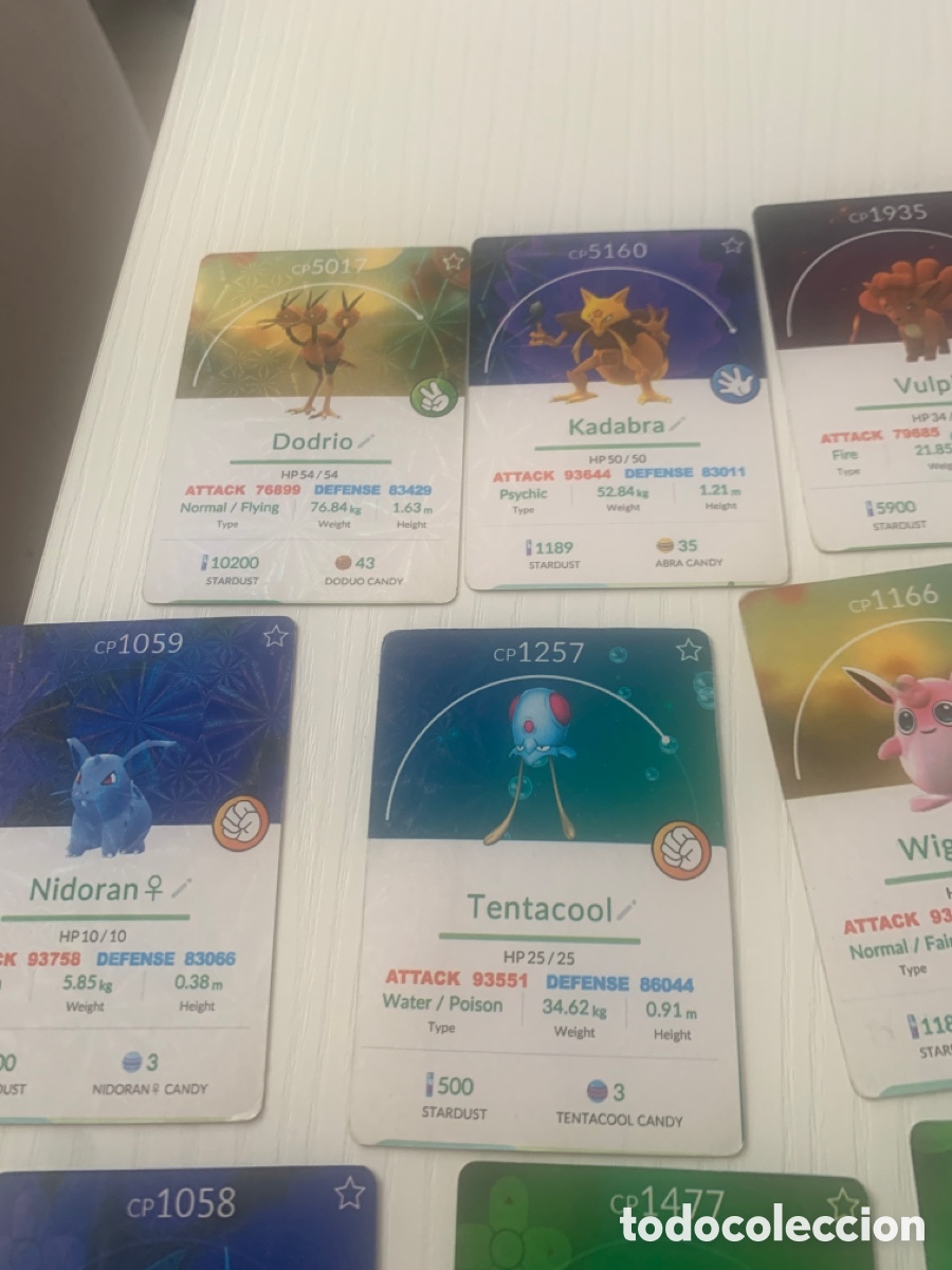 Coleccionismo cromos antiguos: Cartas pokemon Go - Foto 5