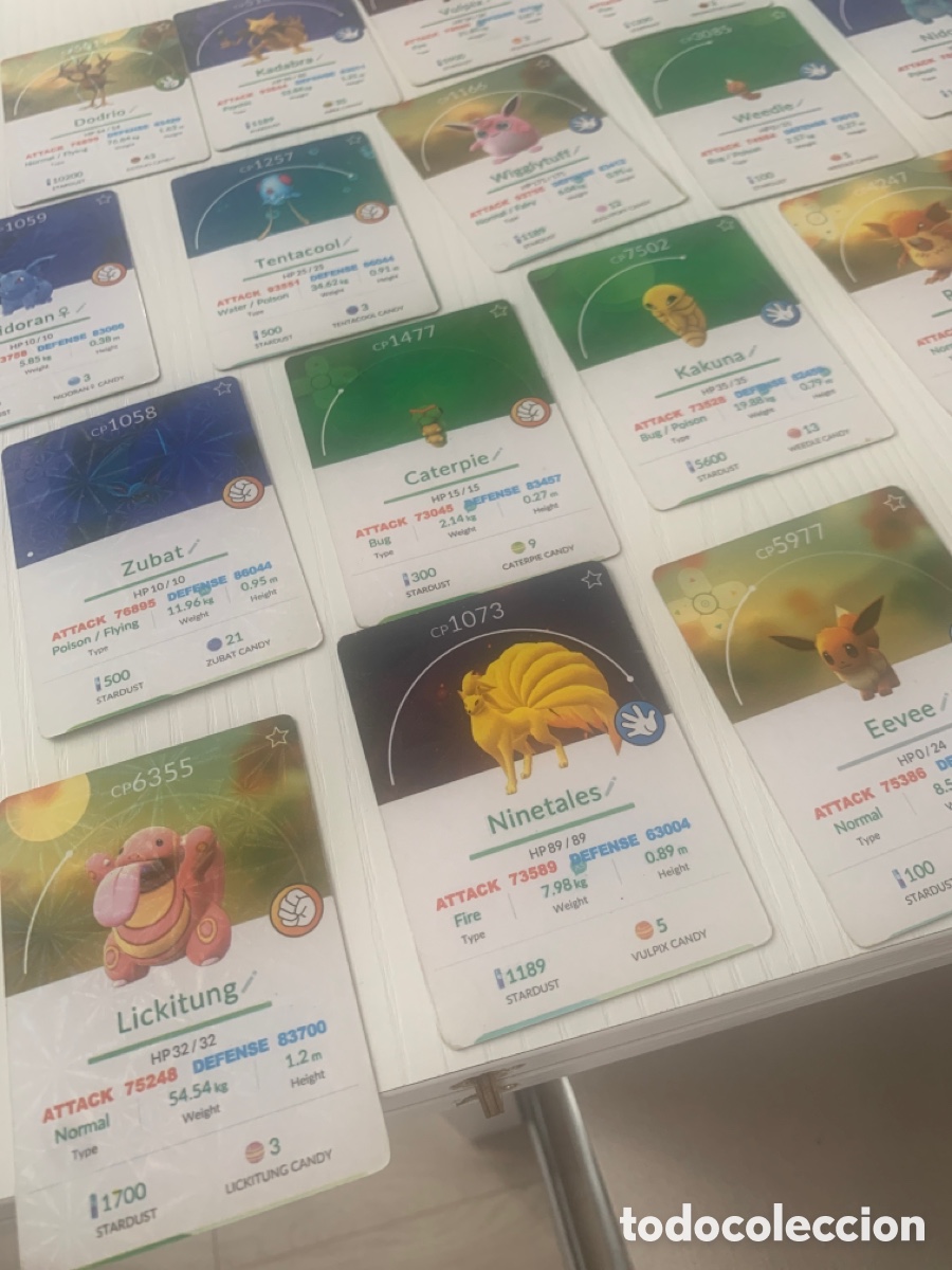 Coleccionismo cromos antiguos: Cartas pokemon Go - Foto 6