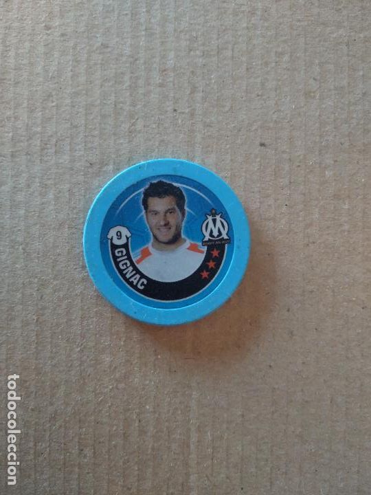 Collezionismo Figurine antiche: GIGNAC OLYMPIQUE MARSELLA CHIPZ DE FOOT TIPO TAZO 2010-2011 LIGA FRANCIA LIGUE 1 TOPPS 10-11