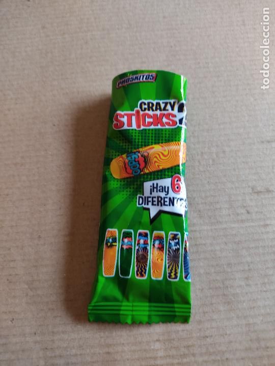 Coleccionismo Cromos antiguos: SOBRE VACIO JUGUETE MARCA PUBLICIDAD PHOSKITOS CRAZY STICKS 2