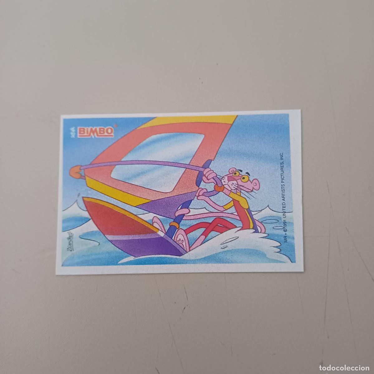 Coleccionismo cromos antiguos: cromo Bimo las diver-pegatinas diver pegatinas de la Pantera Rosa - Foto 1