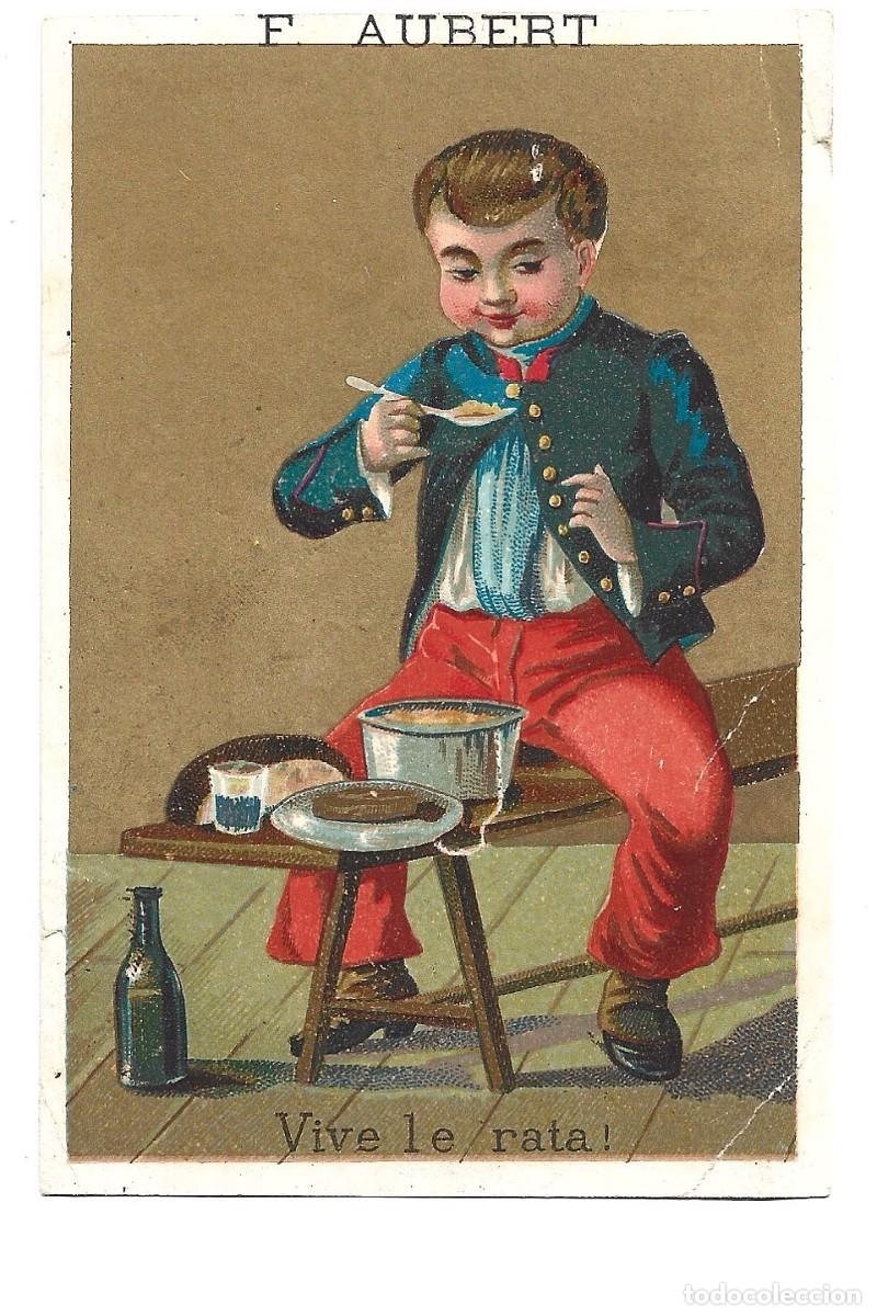 Collectionnisme Cartes &agrave; collectionner anciennes: CROMOS DE VIVE LE RATA PUBLICIDAD BONNETERIE DE F. AUBERT BAYONNE FRANCIA