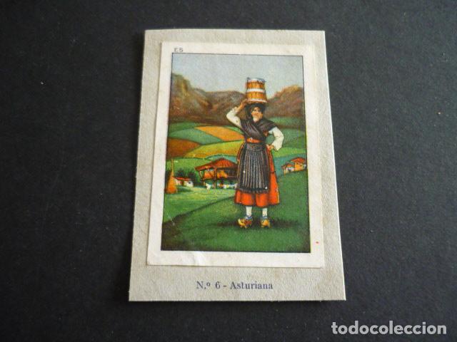 Coleccionismo cromos antiguos: ASTURIAS MUJER ASTURIANA ANTIGUO CROMO A&Ntilde;OS 20-30