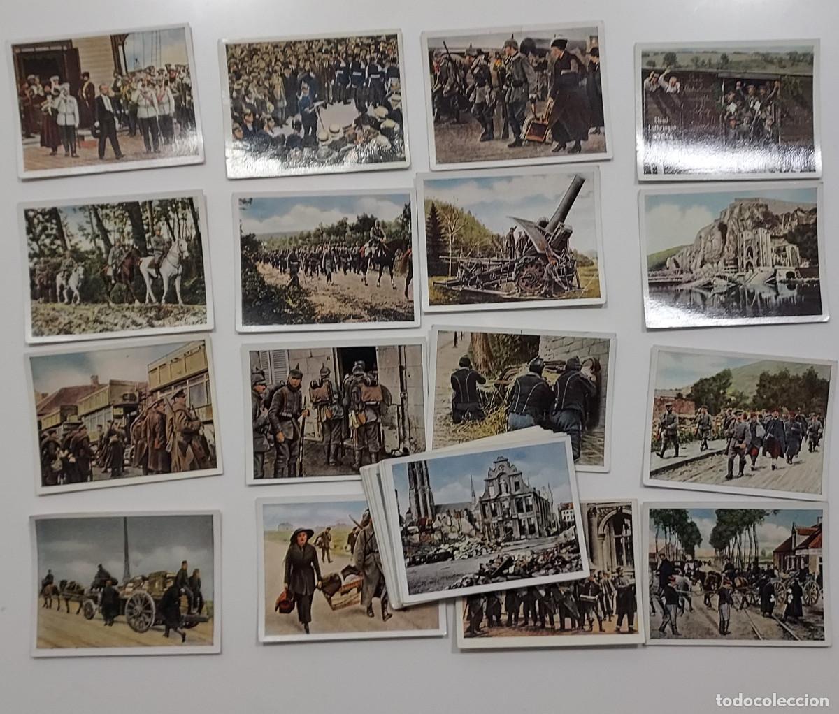 Collezionismo Figurine antiche: ALEMANIA. DER WELTKRIEG - GUERRA MUNDIAL. LOTE 147 CROMOS CIGARRILLOS A&Ntilde;OS 1930 CROMO ALEMAN MILITAR
