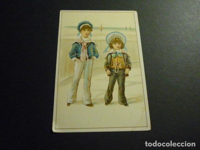 Coleccionismo cromos antiguos: NI&Ntilde;OS ANTIGUO CROMO SIGLO XIX