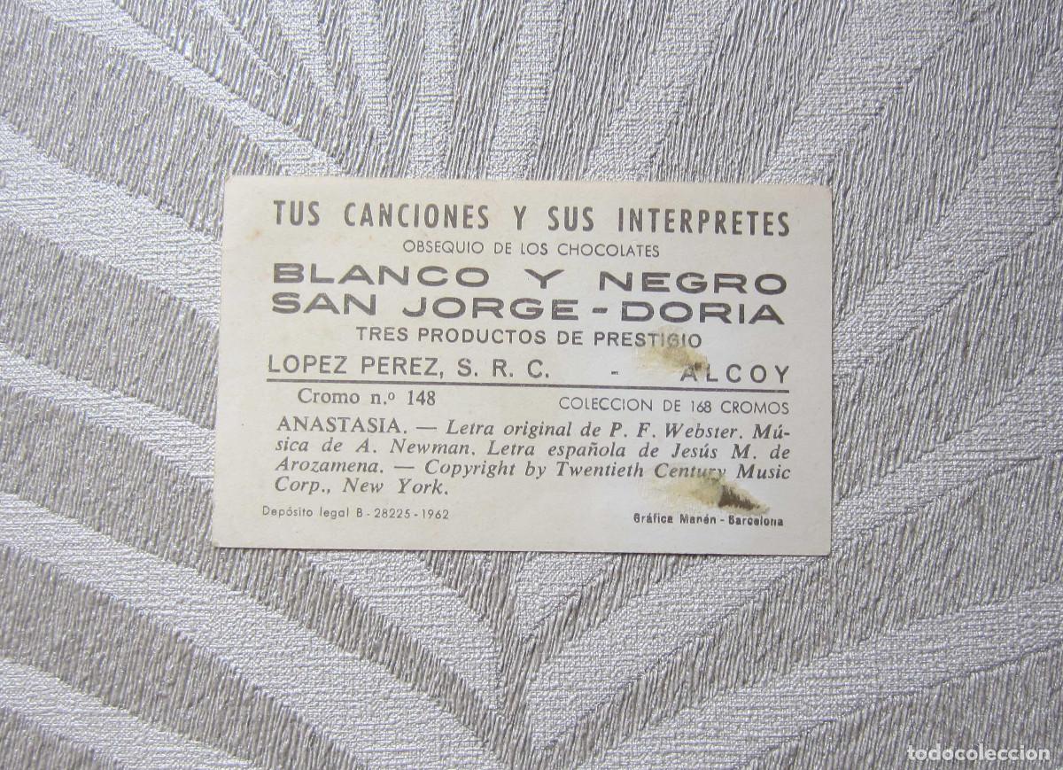 Coleccionismo cromos antiguos: CROMO TUS CANCIONES Y SUS INTERPRETES 148 - Foto 2