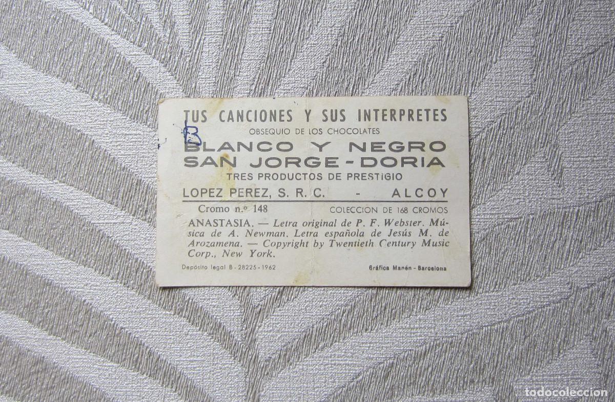Coleccionismo cromos antiguos: CROMO TUS CANCIONES Y SUS INTERPRETES 148 - Foto 2