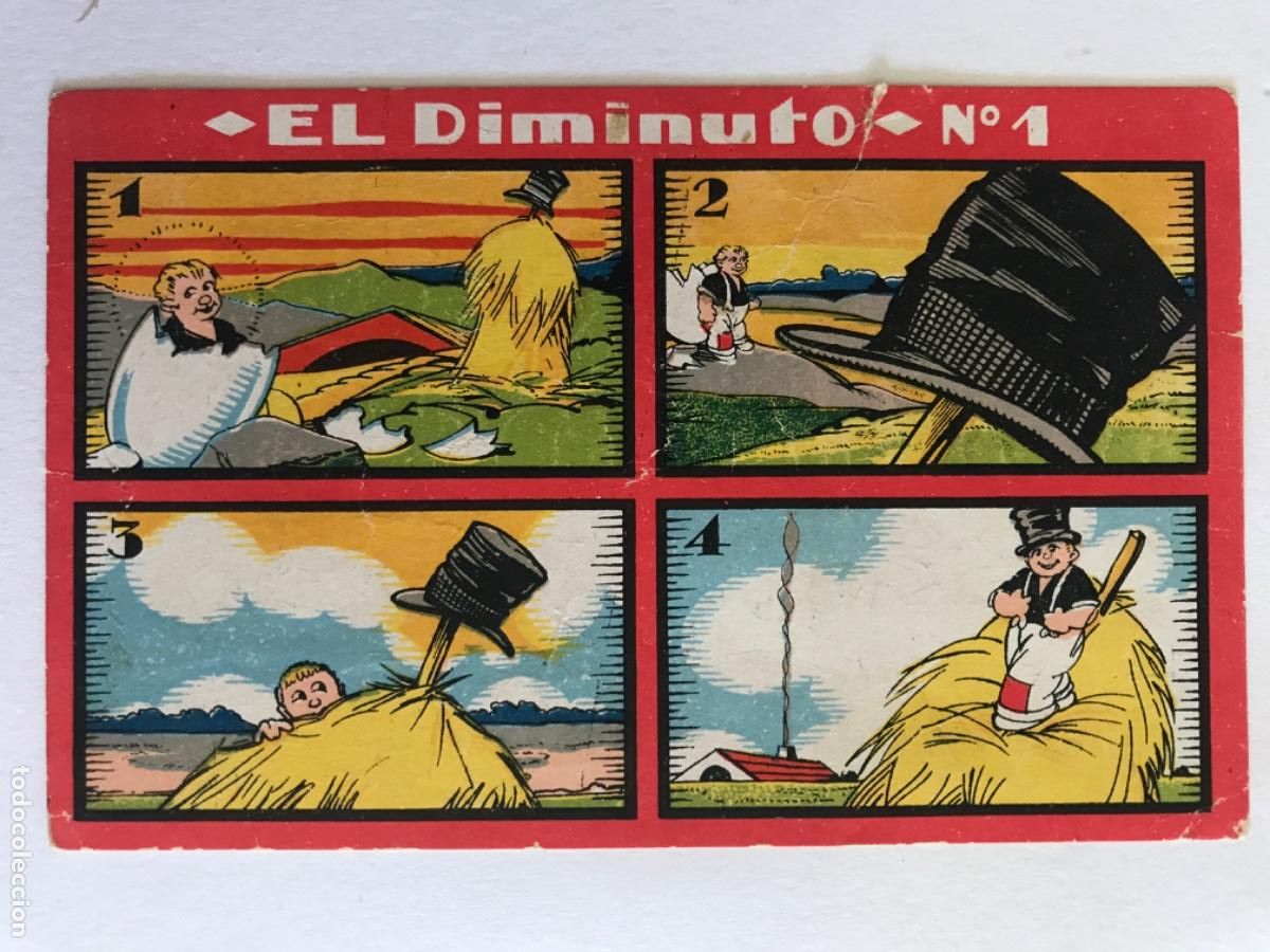 Coleccionismo cromos antiguos: CROMO. El diminuto num 1. Galletas Solsona. 1932 ca - Foto 1