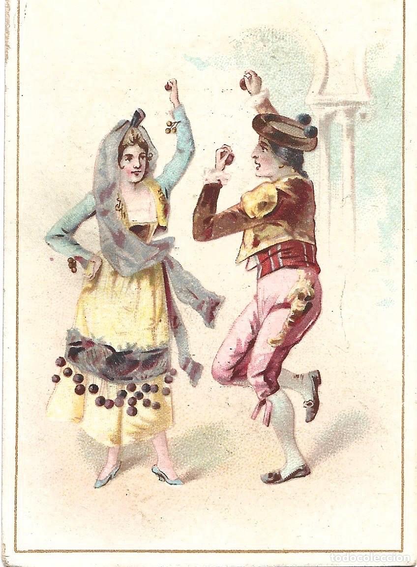 Sammeln alte Sammelbilder: CROMOS DE BAILES REJIONALES CON PUBLICIDAD LAS NAVIDADES BARCELONA