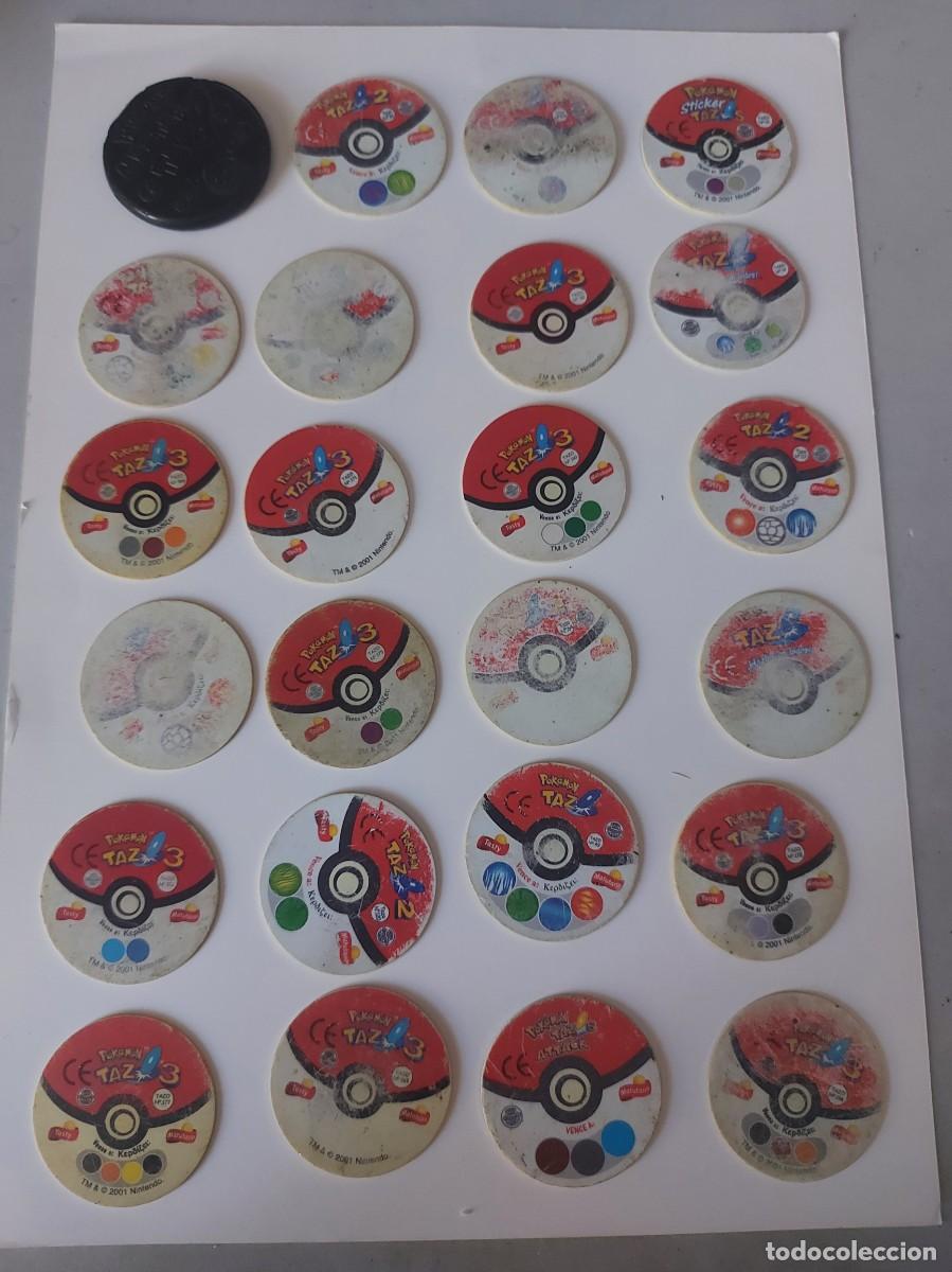 Coleccionismo cromos antiguos: 24 tazos pokemon matutano - Foto 2