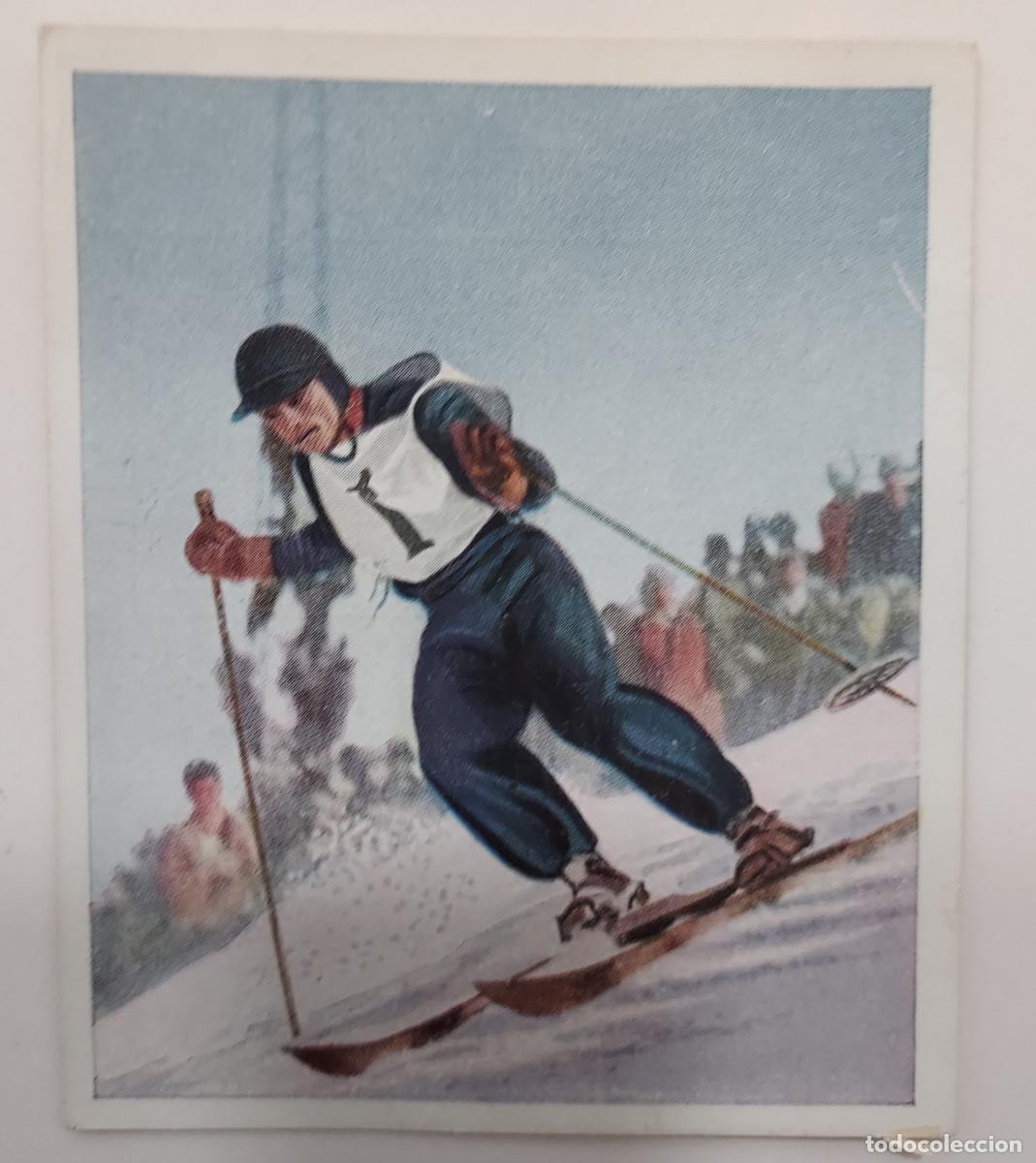 Collectable Antique Stickers: ALEMANIA. DIE WINTER OLYMPIADE 1936 HELMUT LANTSCHNER. LOTE 1 CROMO A&Ntilde;OS 1930 CROMO ALEMAN