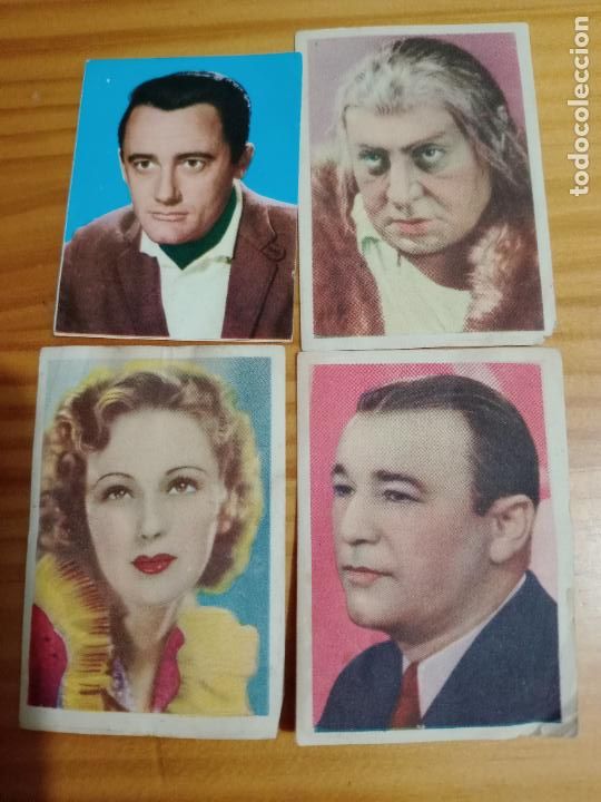 Coleccionismo cromos antiguos: 4 cromos de cine - Foto 1