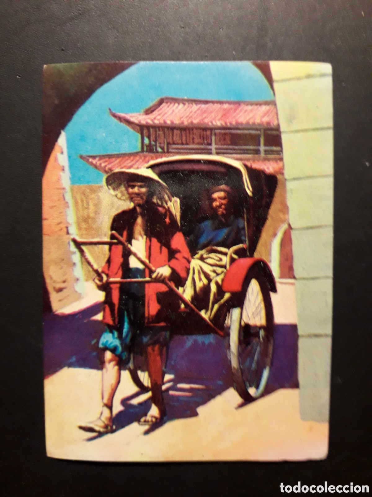 Colecionismo Cromos antigos: RICKSHAW, HISTORIA DE LA LOCOMOCION ED PEKI 1967 N&deg; 4 SIN PEGAR, PEDIDO M&Iacute;NIMO 3&euro;