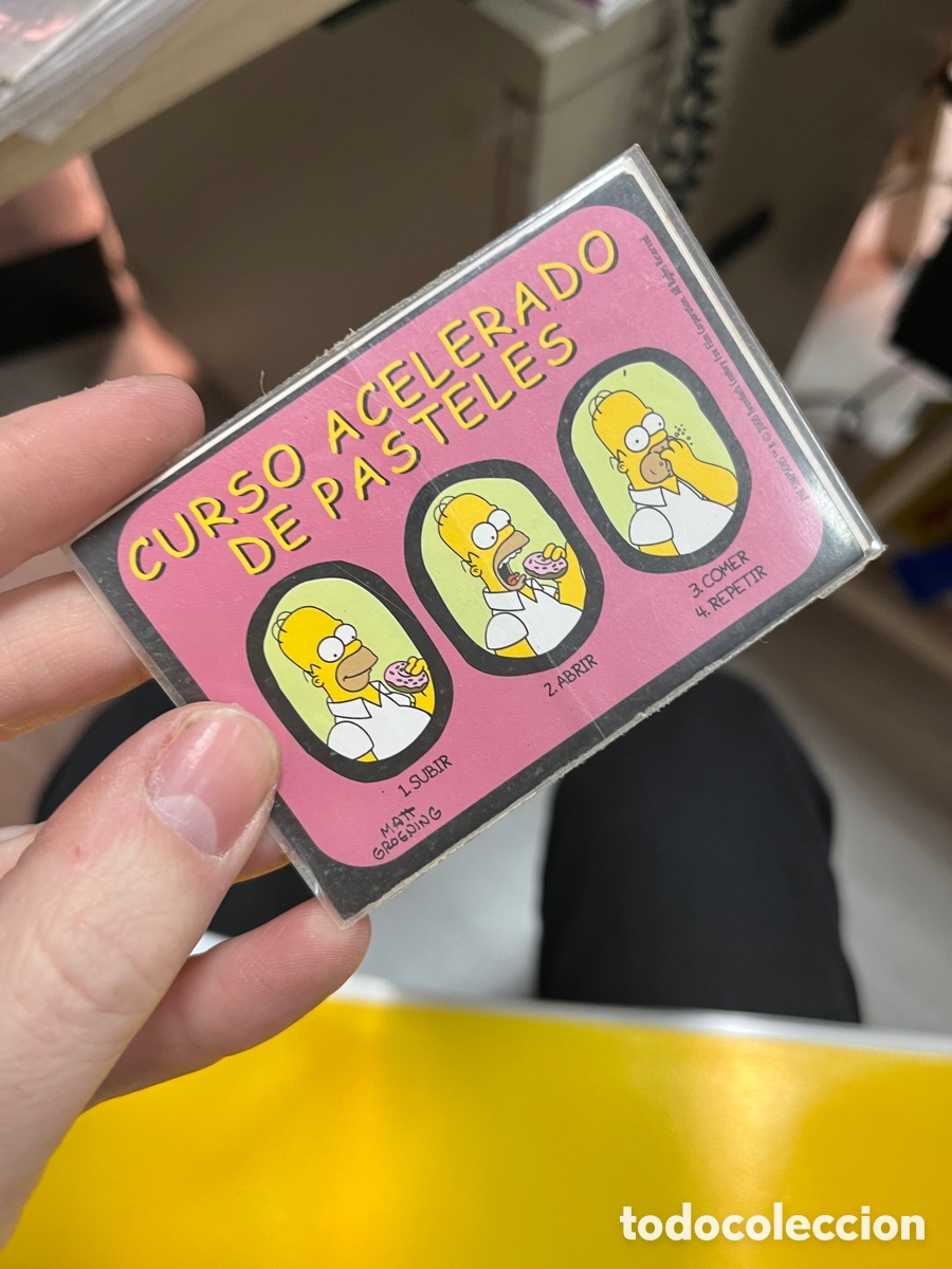 Coleccionismo cromos antiguos: (I) Lote de dos cromos los simpson matt groening simpsons - Foto 1